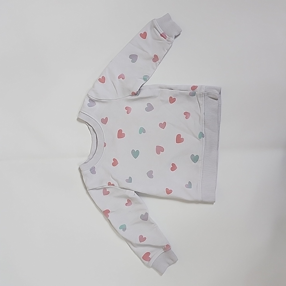 18M Cat & Jack Heart Sweater